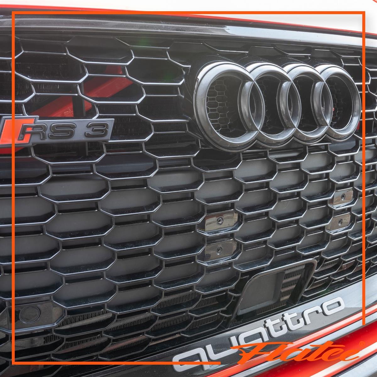 Flatee Montageplatte für Fahrzeug Front (7x29cm) – Aluminium schwarz eloxiert