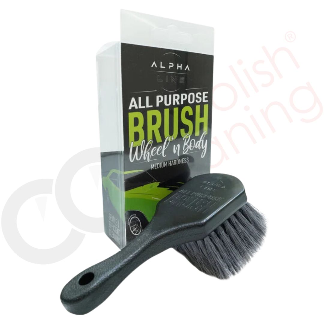 All-Purpose Brush von Alphaline – Vielseitige Reinigungsbürste für Felgen und Radkästen