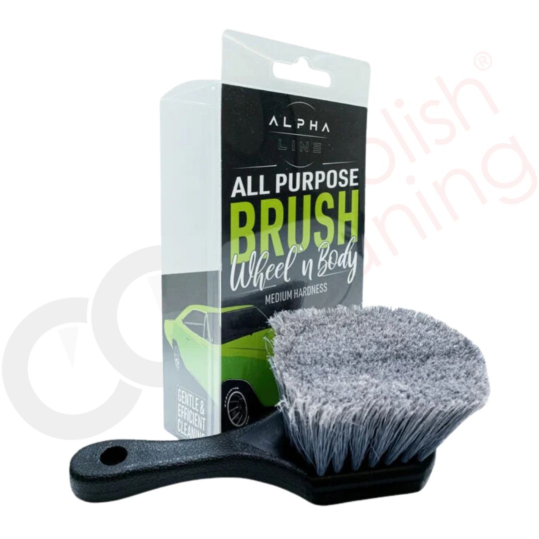 All-Purpose Brush von Alphaline – Vielseitige Reinigungsbürste für Felgen und Radkästen