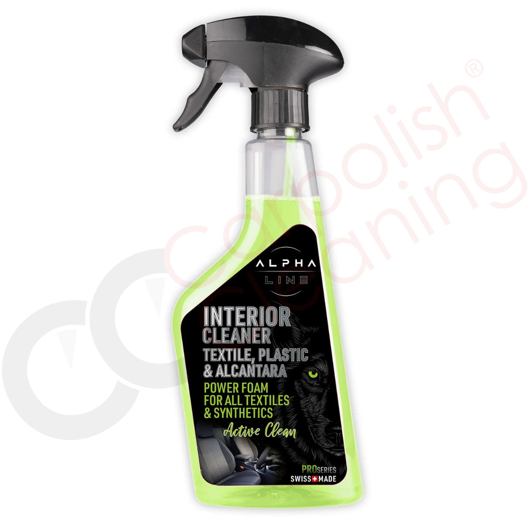 ALPHA LINE Interior Cleaner Textile, Plastic & Alcantara 500 ml - Für intensive Innenraumreinigung und schonende Pflege