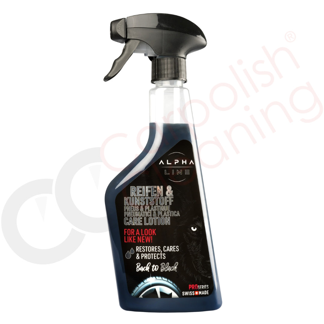 ALPHA LINE Reifen & Kunststoffpflege für mein Auto