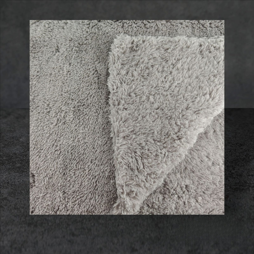 Carpolish Edgeless Boa 2.0 Mikrofasertuch grau