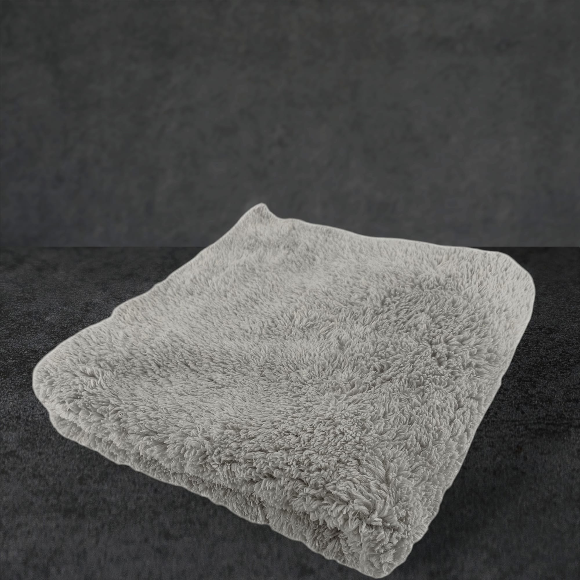 Carpolish Edgeless Boa 2.0 Mikrofasertuch grau