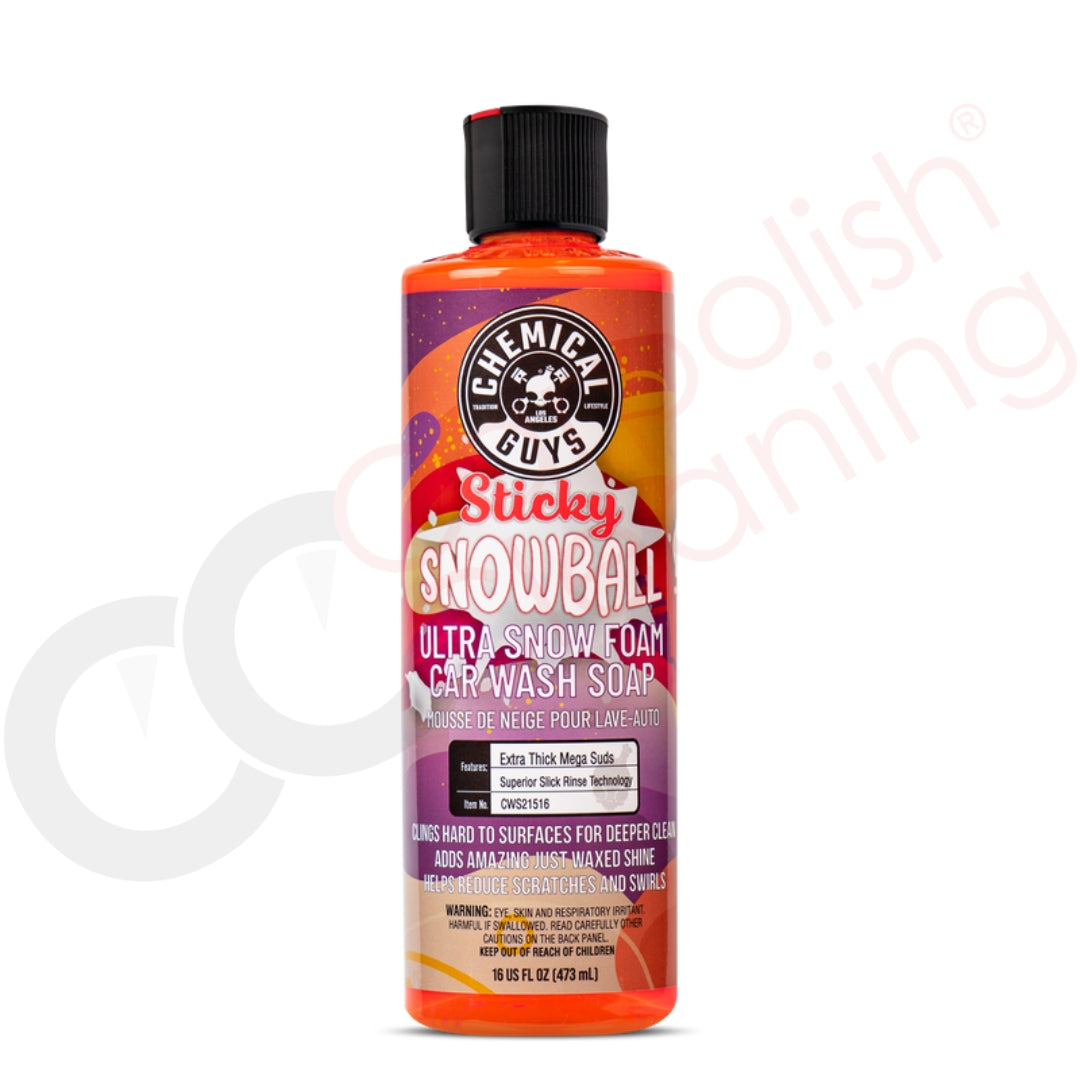 Chemical Guys Sticky Snowball Ultra Foam Shampoo für mein Auto