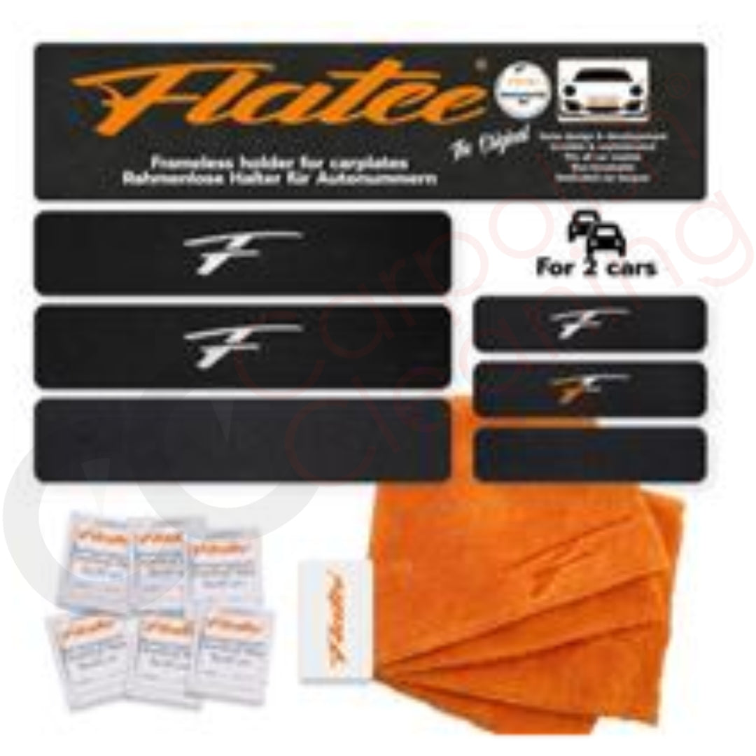 Flatee ORIGINAL Wechselschild-Set für 2 Autos für mein Auto