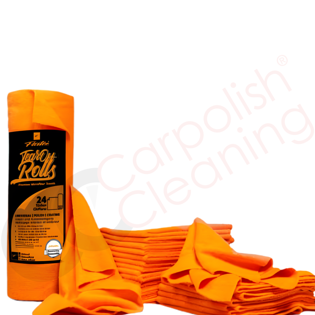 Flatee Tear-Off Roll 24 Tücher auf der Rolle (40x40) 240gr/m2