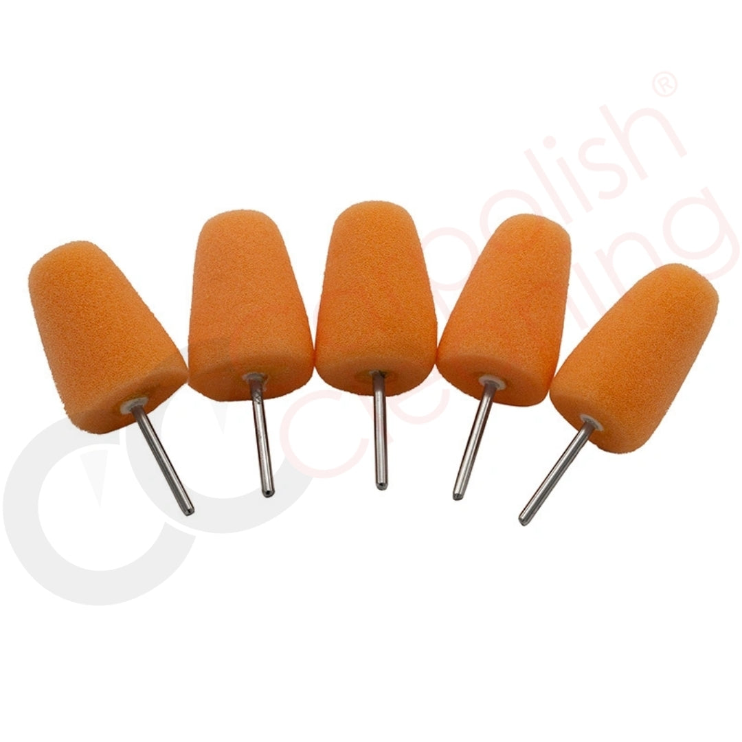 Liquid Elements Polierkegel - orange - mittelstark, standard, allround, geeignet für Medium Cut Polituren fürs Polieren