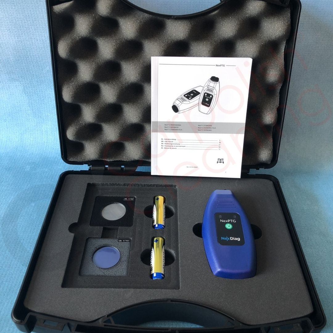 NexDiag NexPTG Professional Lackschichtdickenmessgerät um den Lack zu messen