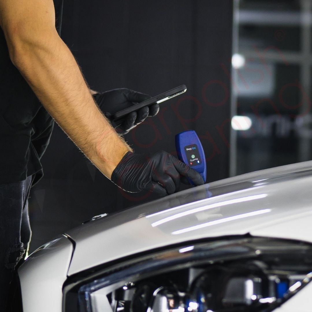 NexDiag NexPTG Professional Lackschichtdickenmessgerät um den Lack zu messen