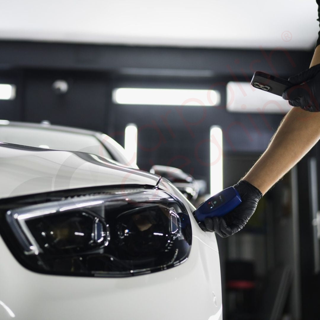 NexDiag NexPTG Professional Lackschichtdickenmessgerät um den Lack zu messen