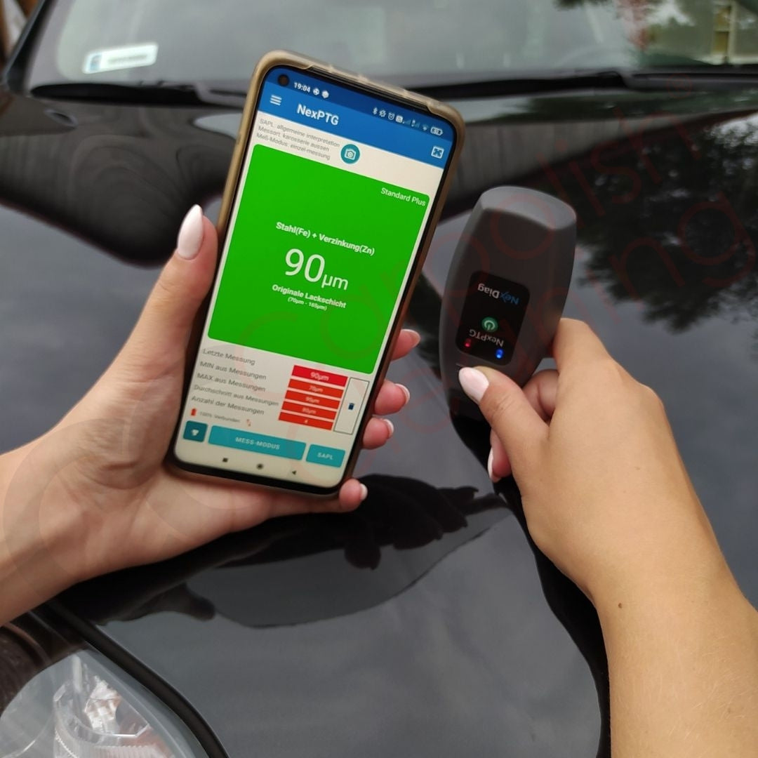 NexDiag NextPTG Standard Plus Lackschichtdickenmessgerät zum den Lack messen