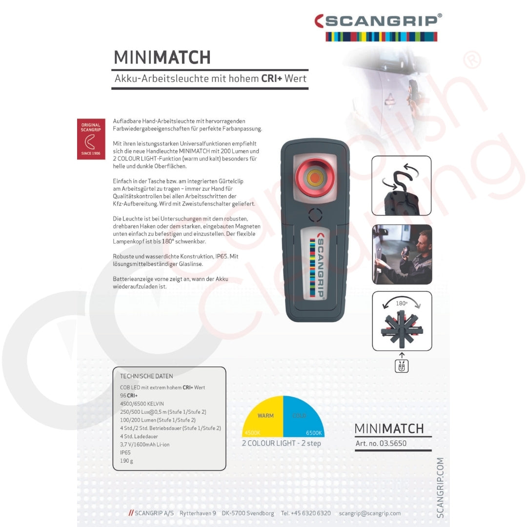 Scangrip Minimatch zum Beleuchten