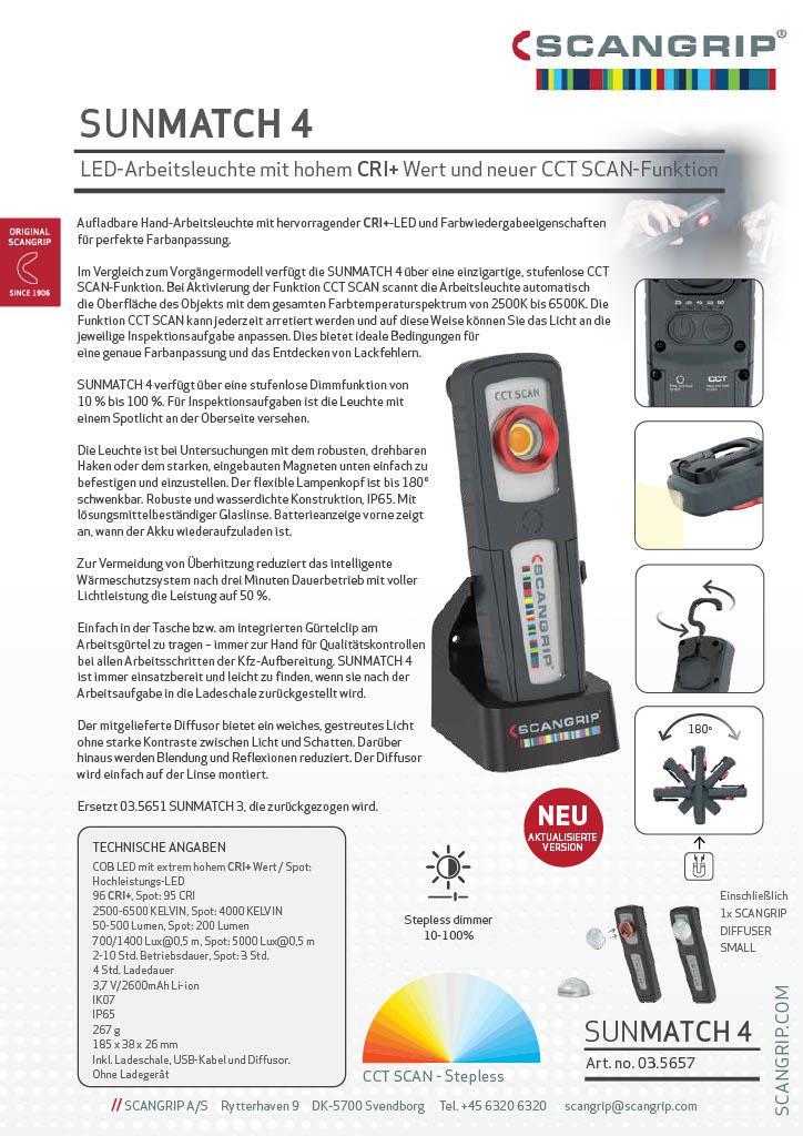 Scangrip Sunmatch 4