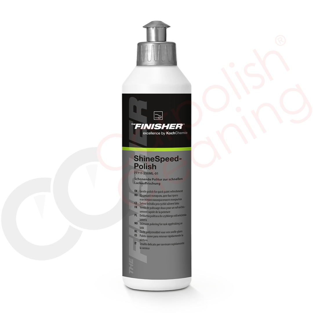 THE FINISHER ShineSpeedPolish 500 ml – Hochglanzpflege für Fahrzeuglack, pflegt und schützt in einem Schritt, sorgt für strahlenden Glanz.