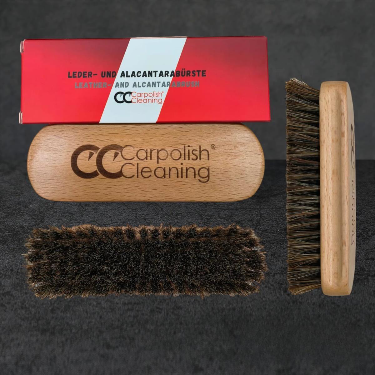 Carpolish Leder- und Alcantarabürste