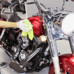 Insektenreste vom Motorrad entfernen