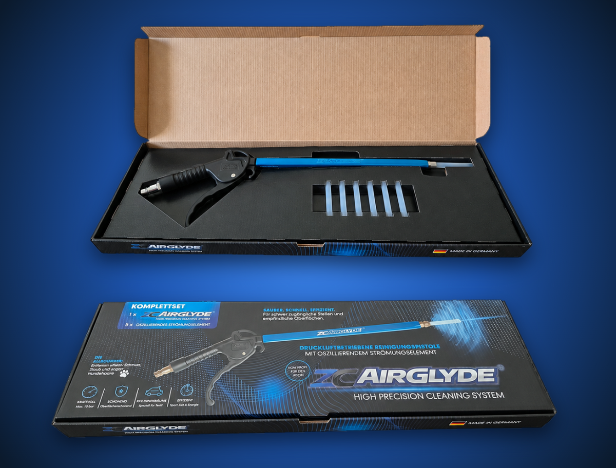 ZC AIRGLYDE® – Druckluft-Reinigungssystem für die professionelle Fahrzeugaufbereitung
