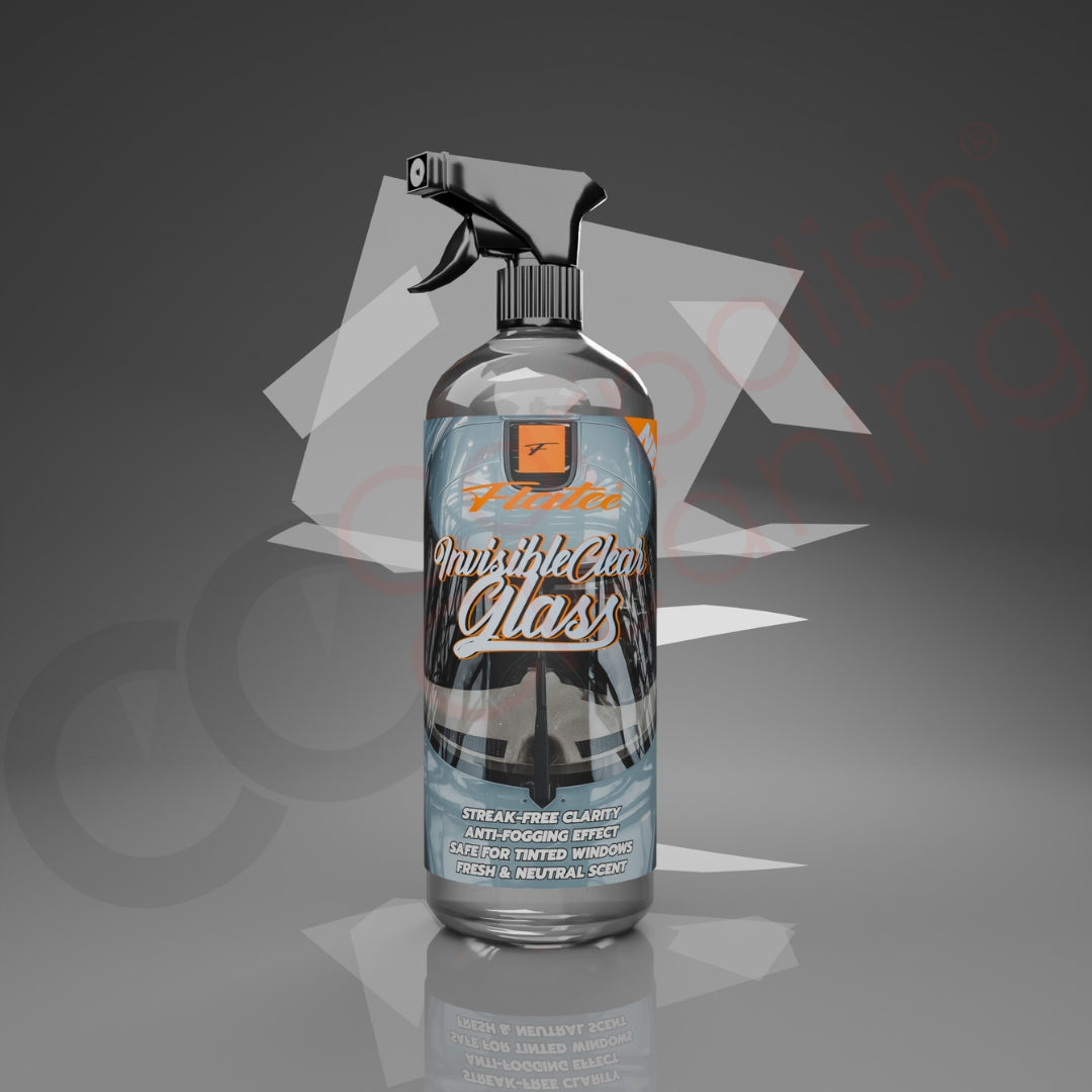Flatee InvisibleClear Glass Glasreiniger für Autoscheiben – schlierenfreie Reinigung mit klarem Ergebnis