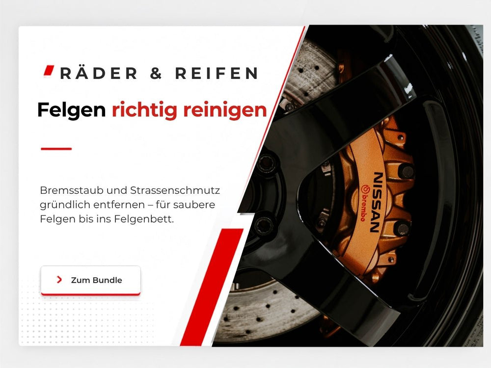 Felgen richtig reinigen