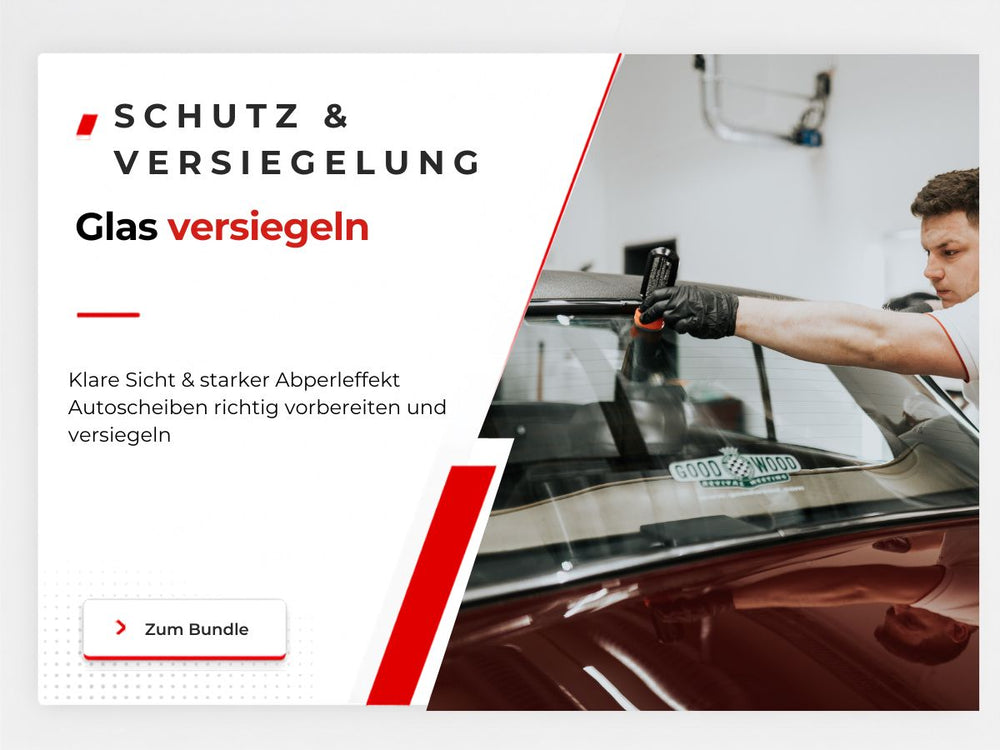 Glas versiegeln