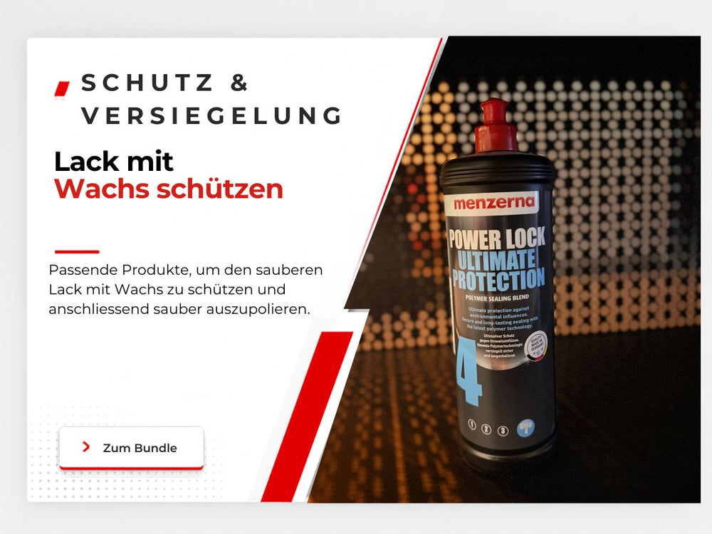 Lack mit Wachs schützen