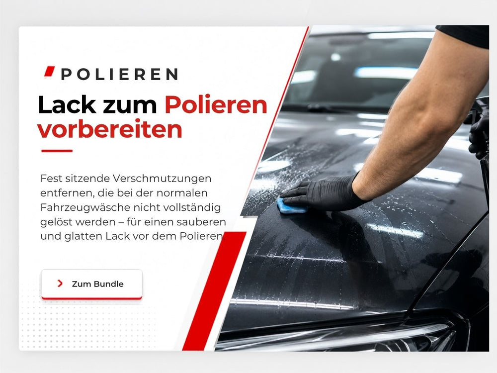 Lack zum Polieren vorbereiten