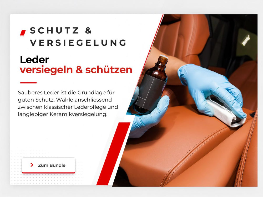 Leder versiegeln & schützen