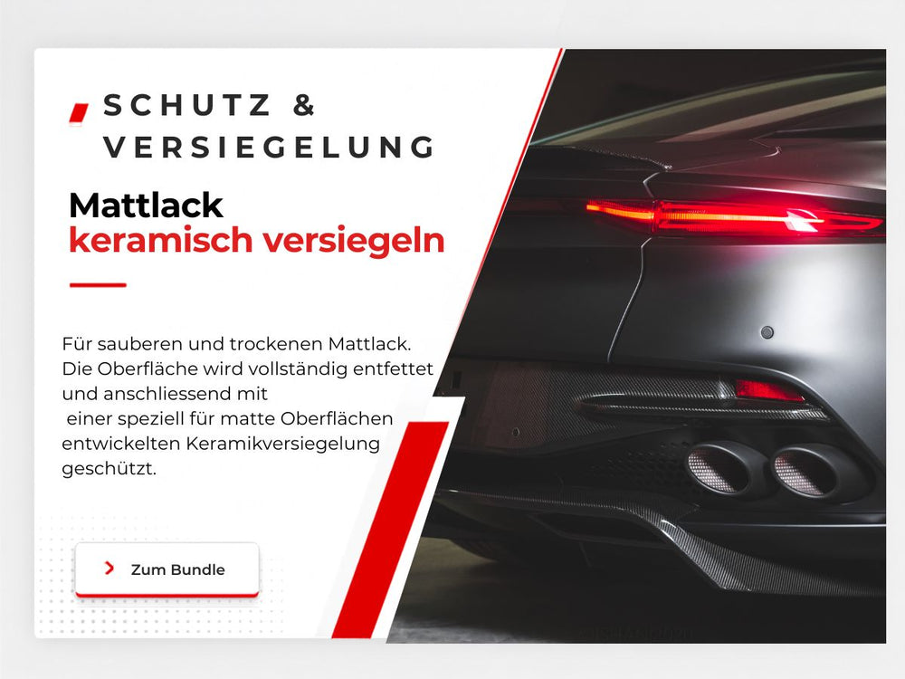 Mattlack keramisch versiegeln