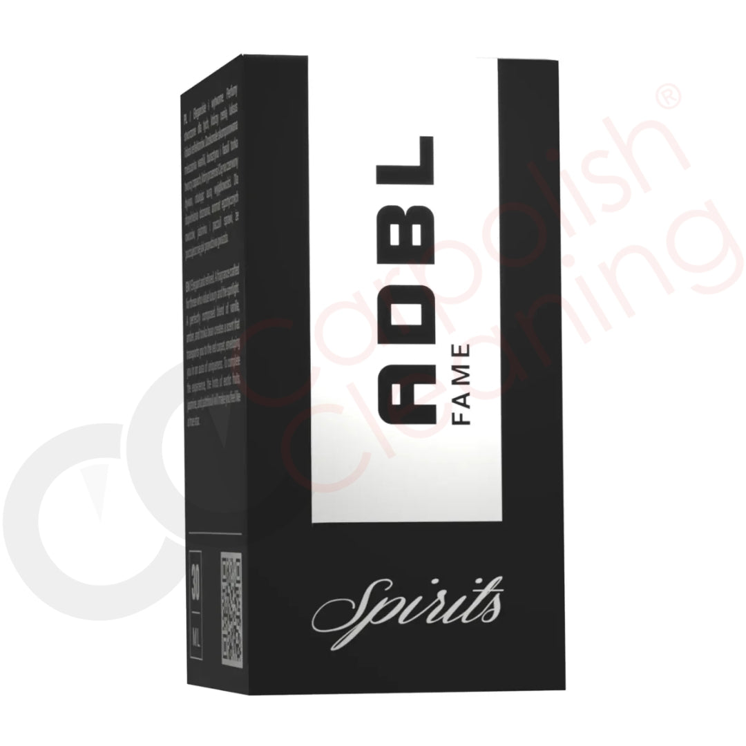 ADBL Spirits Fame Innenraumduft 30 ml Glasflasche auf weissem Hintergrund