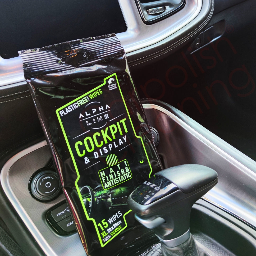 ALPHA LINE Cockpit &amp; Display Wipes für mein Auto