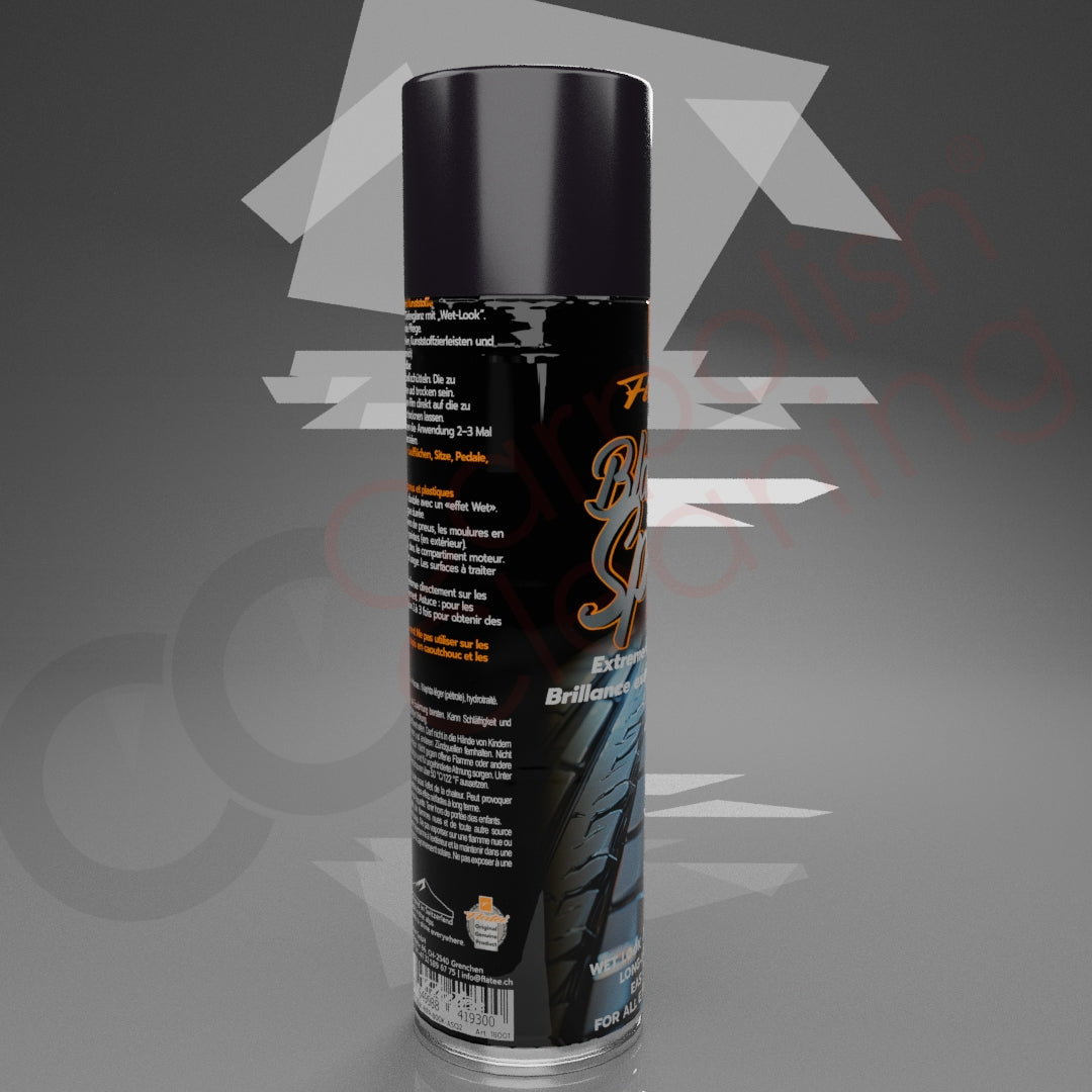 Flatee Black Tire Spray – Reifenpflege mit Tiefenglanz &amp; UV-Schutz