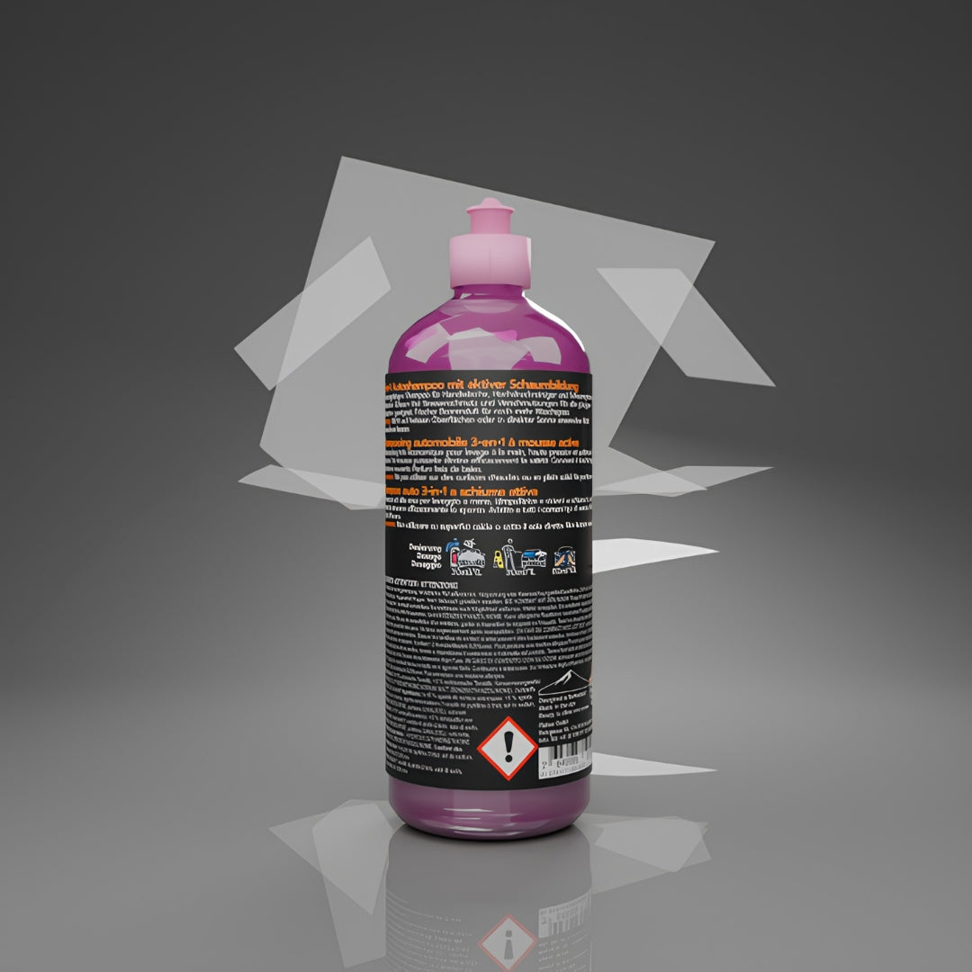 Flatee BubbleFoam Shampoo 750 ml – 3-in-1 Autoshampoo
