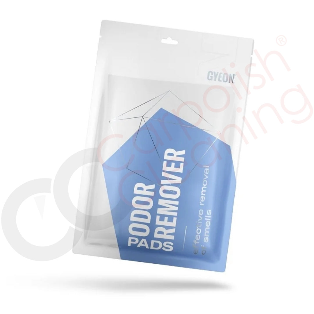 Gyeon Q²M OdorRemover Pads zur effektiven und langanhaltenden Geruchsbeseitigung in Fahrzeugen und Innenräumen.