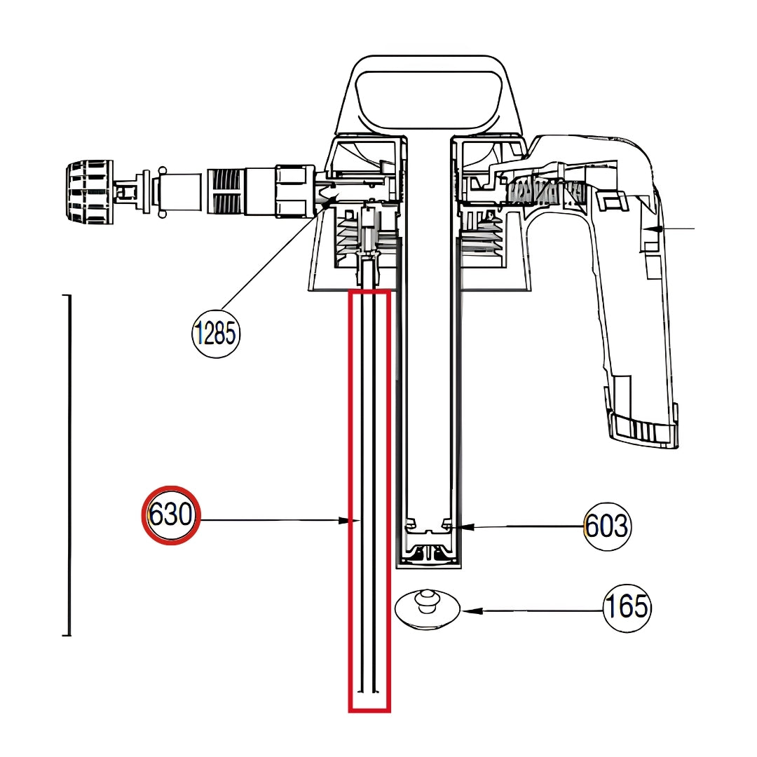 IK Rohr mit Filter Foam PRO 2 Serie (630)