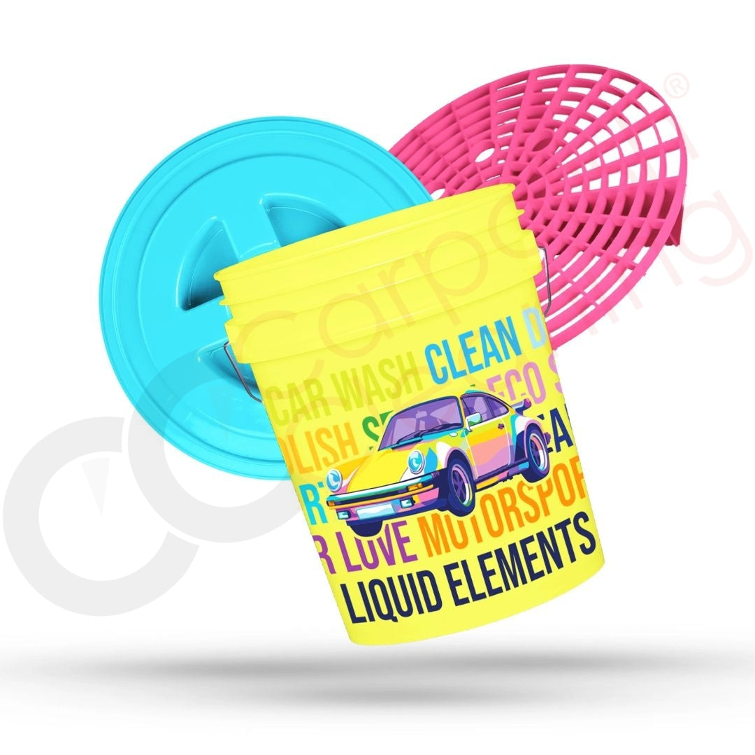 Liquid Elements Wascheimer - Pop Art Porsche fürs Waschen