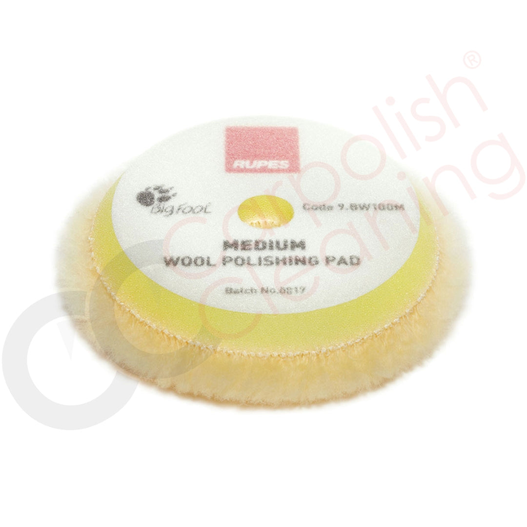 Rupes Wool Polishing Pad Medium gelb - 80/100 mm für mein Auto