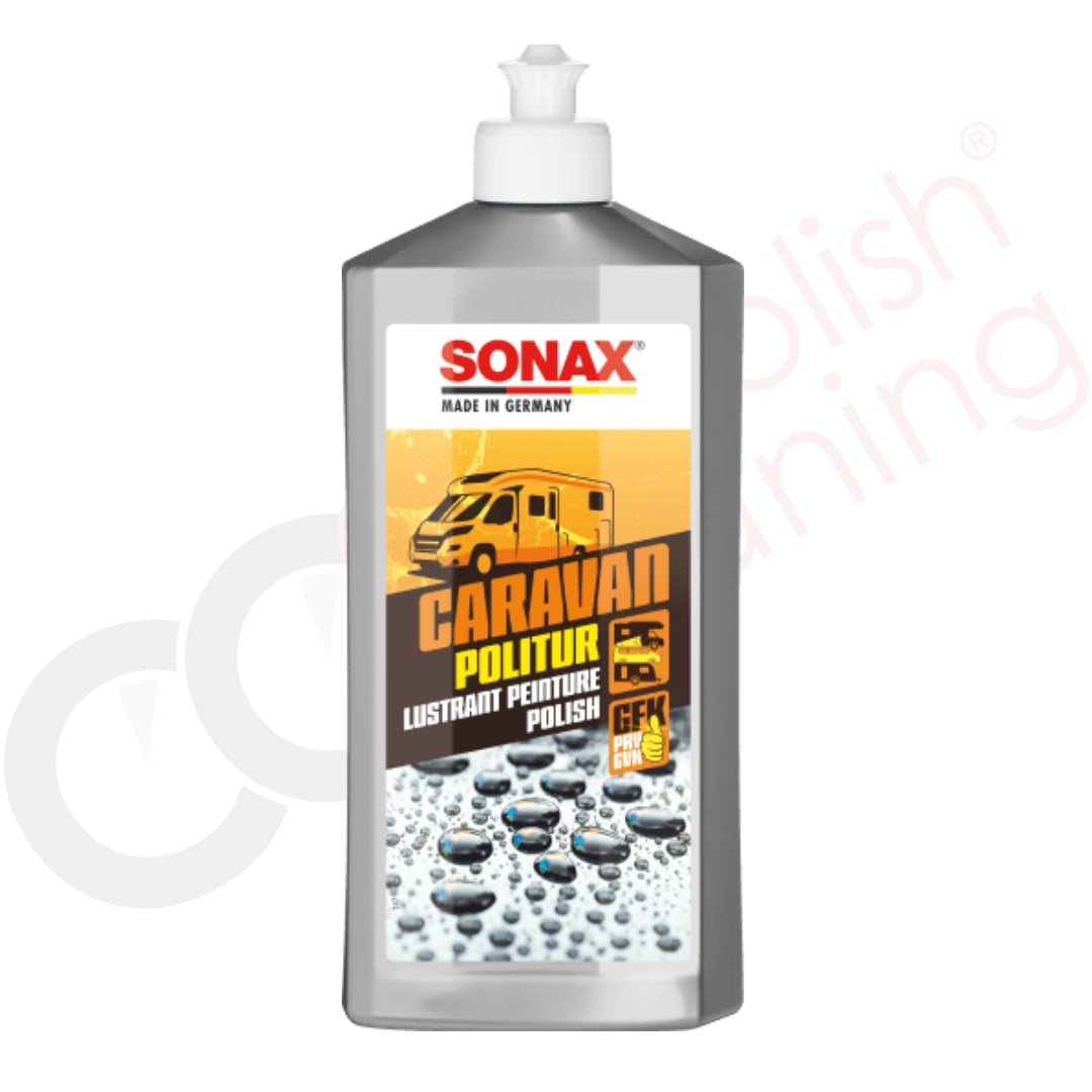 SONAX Caravan Politur 500 ml zur Glanzauffrischung und Pflege von Lack- und GfK-Oberflächen an Caravan und Wohnmobil